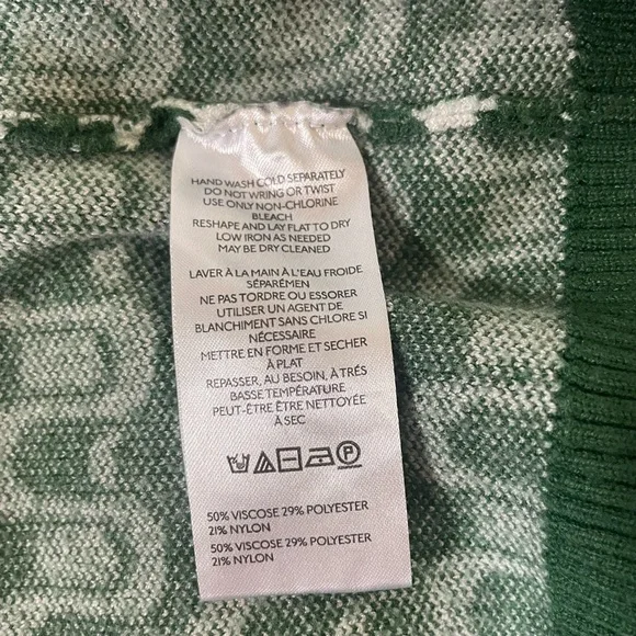 Maeve Short-Sleeve Collared Button-Front Knit Mini Dress Size L - Picture 12 of 15